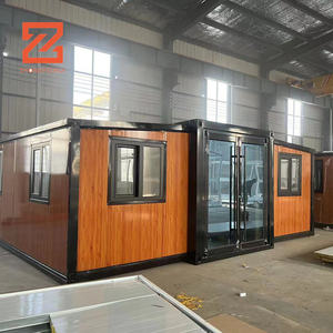 Panda Box Maison Pliante Récipient Extensible Autoportant avec Panneau Sandwich Extensible Mobile Home Pliable à Deux Pièces - Product Image 1