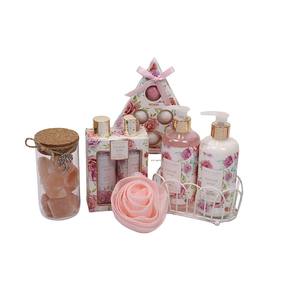 Ensemble de gommage corporel <span class=keywords><strong>et</strong></span> de gommage pour le <span class=keywords><strong>visage</strong></span> hydratant quotidien pour la peau Crèmes de soins personnels de beauté pour femmes <span class=keywords><strong>et</strong></span> hommes infusées de glycérine à la rose - Product Image 4