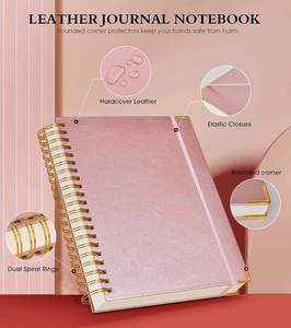 Spiral Notebook <b>Journal</b> Wholesale 360 Pages Hardcover Leather Lined A4 Digital Printing Customizable Gift <b>Journals</b> for Women Men - Product Image 2