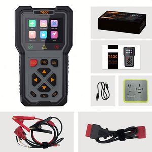 เครื่องสแกน OBD2 สำหรับรถยนต์รุ่นใหม่ T400 เครื่องอ่านโค้ดรถยนต์ ทดสอบแบตเตอรี่ ตรวจจับส่วนประกอบ เครื่องมือวินิจฉัยสำหรับรถยนต์ทุกประเภท - Product Image 3