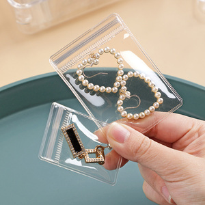 Jewelry Storage <strong>Bag</strong> Box Anti-Oxidation Transparent Jewelry Organizer for Earring Necklace Bracelet Ring Holder <strong>Ziplock</strong> <strong>Bag</strong> - Product Image 1
