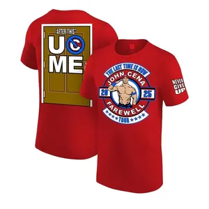 T-shirt da <span class=keywords><strong>uomo</strong></span> John Cena Wrestling, estiva, sportiva, fitness, unisex, <span class=keywords><strong>casual</strong></span>, girocollo, a maniche corte, <span class=keywords><strong>abbigliamento</strong></span> <span class=keywords><strong>casual</strong></span> da <span class=keywords><strong>uomo</strong></span> - Product Image 1