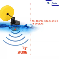 TL88E Buscador de peces portátil Echo Sounder 100M Sonar Pantalla LCD 5 modos Opciones de sensibilidad 2-328ft Lectura de profundidad para pesca