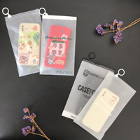 Sac à fermeture éclair noir avec logo personnalisé, emballage en plastique écologique, sac à fermeture éclair mat transparent pour chaussettes, étui de téléphone, sac à fermeture éclair givré imperméable