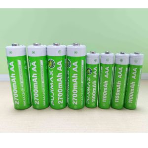 PUJIMAX LED Displays 4 Slots AAA AA <strong>Battery</strong> Charger <strong>1</strong>.2V <strong>Rechargeable</strong> <strong>Battery</strong> Charger Combo AAA AA NIMH <strong>Batteries</strong> With Charger - Product Image 2