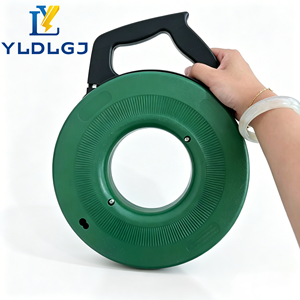 YILI Serpentin de tirage robuste en composite de fibre de verre de 100 pieds, anti-rupture, pour conduites électriques, utilitaire et projets FTTH professionnels - Product Image 2