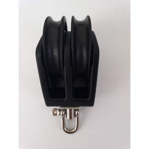 Master BP-7203F Double Wheel Spinning Sailboat Bearing <b>Pulley</b> 72mm Wheel Diameter 12mm Wire Diameter Marine Hardware - Product Image 4