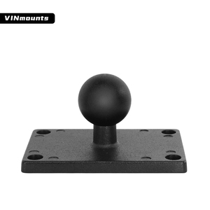 VINmounts Support de GPS mobile portable en aluminium de qualité marine, base rectangulaire de 1'' avec motif de trous de 38,5x64 mm VIN-B-002 - Product Image 6