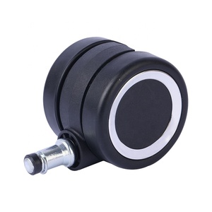 60mm Roller Blade Rubber Nylon Casters Universal Wheels For Bar Stool <b>Computer</b> Chair Kitchen Bedroom Furniture <b>Accessories</b> - Product Image 2
