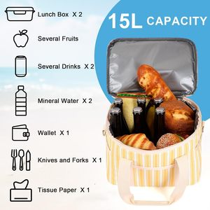 Portable Custom Small 6 Pack Can <b>Beer</b> Insulated Picnic Bags Waterproof Printed Lunch Bag for Women Kids Cooler - Product Image 4