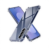 Coque de téléphone portable transparente de qualité supérieure antichoc à quatre coins pour Samsung Galaxy S26 Ultra S25 S21 FE
