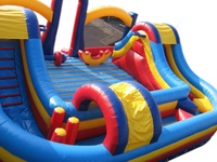 Terrain de jeu interactif gonflable Fun City pour enfants et adultes