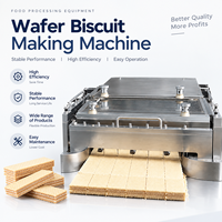 Ligne de production industrielle de gaufrettes, machine à gaufrettes à chauffage électrique, équipement de transformation alimentaire