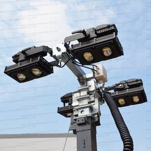 Torre de Iluminación LED Atlas Copco HiLight V4+ Móvil, 4x120W, 4100K, Luz Blanca Neutra, con Ángulo de Haz de 0°, Iluminación Industrial Portátil para Exteriores - Product Image 6