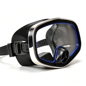 Masque de plongée en apnée OEM/ODM, verre trempé, faible volume, unisexe, exploration sous-marine, plongée avec tuba, pêche sous-marine, professionnel - Product Image 2