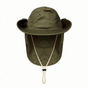 Chapeau de pêche en gros pour l'extérieur avec protection solaire pour le cou, chapeau de safari à large bord pour hommes, chapeau bob de randonnée avec cordon - Product Image 4