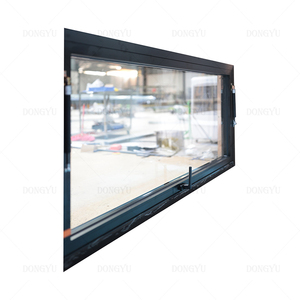 Fenêtre <span class=keywords><strong>coulissante</strong></span> en aluminium noire à double vitrage avec rupture de pont thermique Huricam Proop, dernier design de fenêtre <span class=keywords><strong>coulissante</strong></span> - Product Image 6
