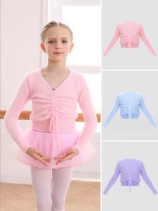 Nuevo suéter de manga larga con cordones para niñas <span class=keywords><strong>Ballet</strong></span> Dance niños suéter - Product Image 3