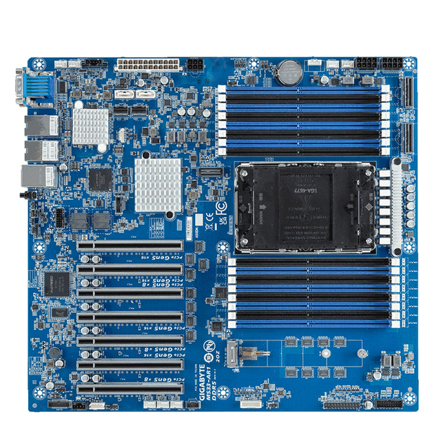 Refurbished Ms33-Ar0/MS33-AR1 (rev.1.x) Server Motherboard 4th Gen ChatGpt Intel Xeon Socket E/LGA 4677 C741 DDR5 Processor USB