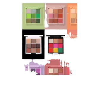 <span class=keywords><strong>Paleta</strong></span> de Sombras de Ojos Vegana de Alta Pigmentación, Paquete Blanco OEM, Sombras de Ojos Verdes DIY, Muestra Gratis - Product Image 5