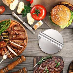 Kit de Prensa para Smash Burger de Acero Inoxidable, Juego de Prensa Redonda para Parrilla con Espátula para Plancha, Herramienta para Cocinar a la Parrilla, Barbacoas al Aire Libre y Bistecs - Product Image 6