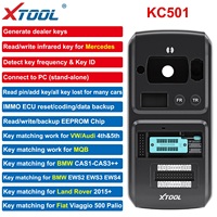 XTOOL IP919MAX 100% Original, ensemble complet + programmeur de clés de voiture KC501, outil de programmation ECU J2534, scanner de diagnostic de tous les systèmes
