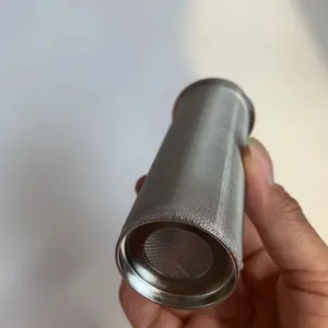 304 316 thép không gỉ 60 Lưới ống lọc/kim loại dệt dây lưới 200 300 500 micron vòng ống lọc/xi lanh/ống - Product Image 1