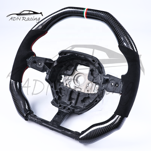 Volant personnalisé en fibre de carbone noire brillante et Alcantara pour <span class=keywords><strong>Lamborghini</strong></span> Huracan 2015-2025 - Product Image 3