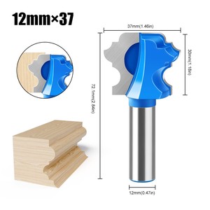 Fraise à défoncer multi-lignes Magic End Mill pour le travail du bois, fraise à sculpter, fraise de découpe de lignes, outils CNC - Product Image 5