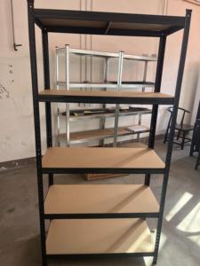 أرفف سوداء مع 5 أرفف قابلة للتعديل ، من من نوع x 90x40 - Product Image 5