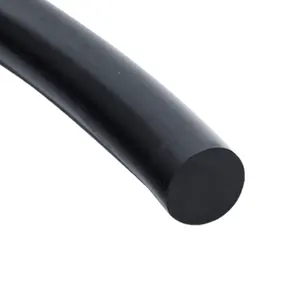 Round Section Rubber Extrusion Black Solid Nitrile Rubber Cord NBR O Ring Anti Oil Seal Gasket