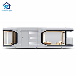 Capsule <span class=keywords><strong>de</strong></span> camping luxueuse et moderne avec système intelligent, panneau sandwich en aluminium étanche pour sites touristiques - Product Image 1