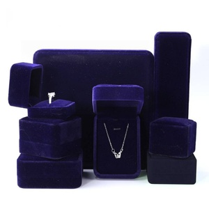 Wholesale Luxury Velvet Rectangle Jewelry Storage <b>Case</b> for Necklaces Bangles Customizable Luxury Jewelry Boxes - Product Image 6