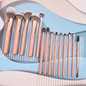 YRX 14 pièces Orange rose <span class=keywords><strong>tendre</strong></span> <span class=keywords><strong>Pastel</strong></span> outils de beauté outils de maquillage accessoire de maquillage pratique Original usine pinceau de maquillage personnalisé - Product Image 1