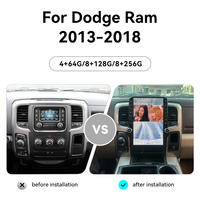 NUEVO Radio para Auto Android 13 de 14.5 Pulgadas con Qualcomm para Dodge RAM 1500 2500 3500 2013-2018, Carplay, Pantalla para Auto, Bluetooth, Multimedia