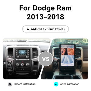 NUEVO Radio para Auto Android 13 de 14.5 Pulgadas con Qualcomm para Dodge RAM 1500 2500 3500 2013-2018, Carplay, Pantalla para Auto, Bluetooth, Multimedia - Product Image 2