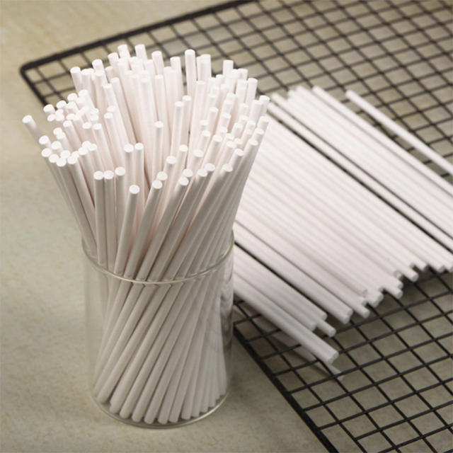 Solid Paper Stick for Candy Pop Sticks Paper Customized Lollipop Stick