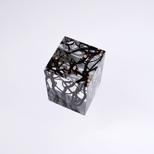 Tavolini da Caffè in Acrilico Trasparente con Design Speciale in Legno di Lusso, Decorazioni per Camera da Letto e Soggiorno - Product Image 4