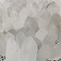 Donghai vente en gros de pierre brute de quartz Nirvana naturel cristal naturel clair décoration de la maison pour la guérison