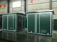 Poste de transformateur préfabriqué triphasé compact 10kV/11kV/6kV/35kV 50Hz, norme IEC, pour projets solaires et d'énergies renouvelables