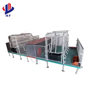 Galvanized bed pig farrowing pen pigs flooring stall sow gestation bed