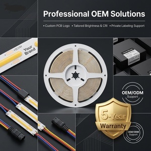 S Shape 480LEDs/m COB LED Strip <b>Light</b> 24V IP67 Waterproof Silicone <b>Neon</b> Flex COB LED Strip for Linear Logo <b>Sign</b> - Product Image 4