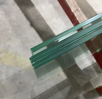 Vitrage de sécurité architectural incassable, industriel, solaire, pour murs-rideaux extérieurs et escaliers, antidérapant, transparent, trempé, à haute transmission