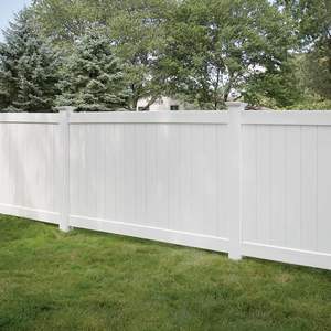 Clôture de jardin à personnalisation professionnelle facile à installer clôture en Wpc anticorrosion et imperméabilisation clôtures de panneau de grille de jardin en PVC - Product Image 4