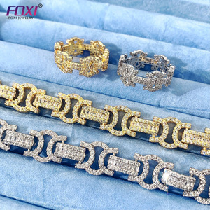 Homens jóias Hip Hop 10k ouro sólido GRA fácil passado testador de diamantes Moissanite Anéis VVS D Brand new 925 Sterling Silver Ring Mulheres - Product Image 4