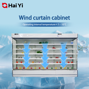 Siêu thị sữa và sữa Showcase Máy làm lạnh đa-boong thương mại mở hiển thị tủ đông tủ lạnh - Product Image 5