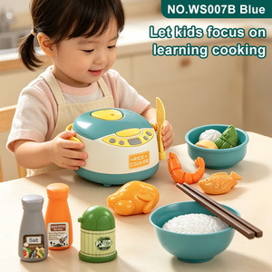 LEZA BABY – Nouveauté ! Ensemble de cuisine réaliste pour jeu d'imitation, avec <span class=keywords><strong>cuiseur</strong></span> à riz et ustensiles de repas simulés – Vente en gros à prix abordable - Product Image 3