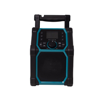 Radio Multifungsi 2*10W IPX54 BT Nirkabel dengan Pengisi Daya Ponsel, Radio DAB FM yang Tangguh untuk Lokasi Konstruksi Luar Ruangan