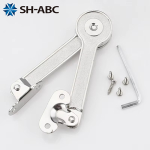 مفصلة هيدروليكية من سبائك الزنك لتثبيت الأغطية، ذراع معدني لتثبيت الأغطية بدون استخدام اليدين، لأجهزة الأثاث وخزائن المطبخ - Product Image 6