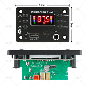 Dc 5V 12V <span class=keywords><strong>Bluetooth</strong></span> 5.0 MP3 WMA WAV APE Bảng Giải Mã rảnh tay âm thanh xe hơi Micro USB TF FM Đài phát thanh MP3 âm nhạc loa - Product Image 4